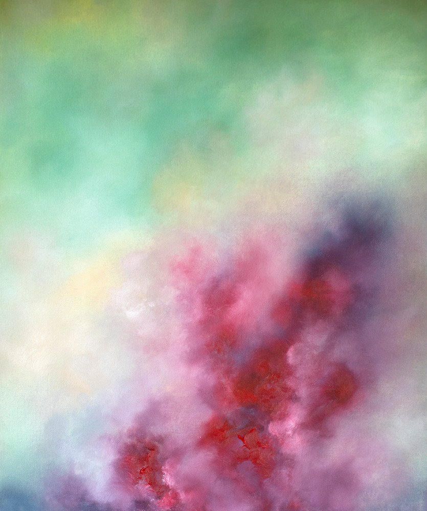 Circus Smoke Abstract Painting - Hope
