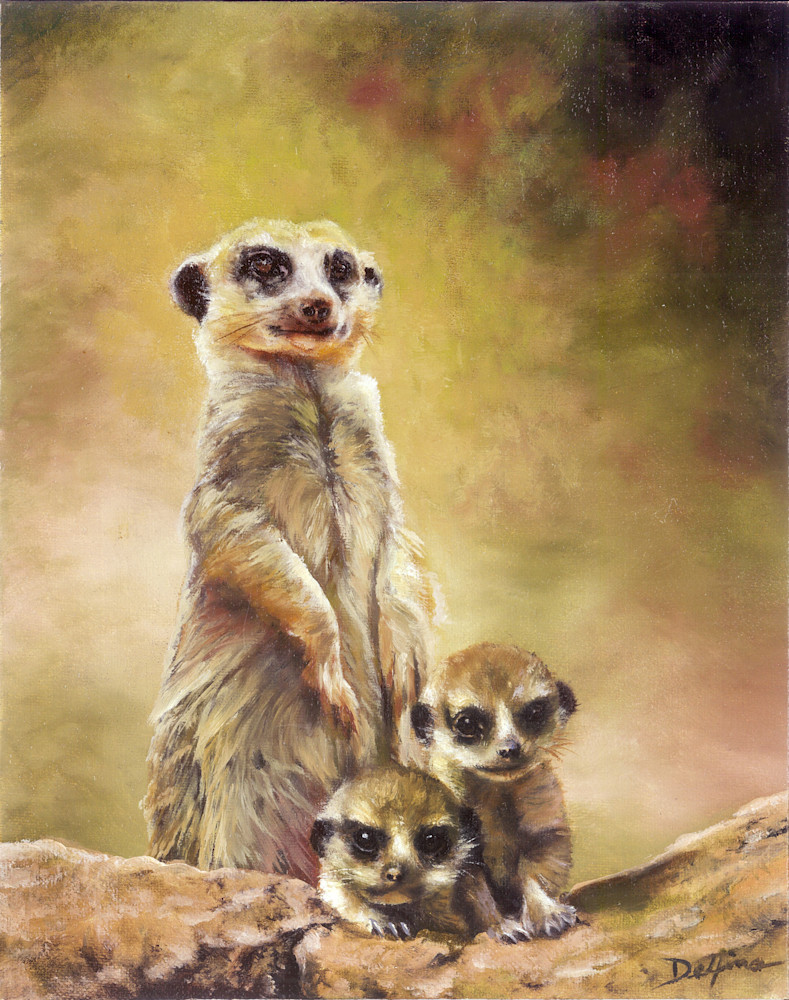 Meerkats Art | Wildlife Creations