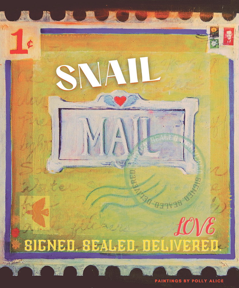 Love Letter Stamp Art | Polly Alice Design