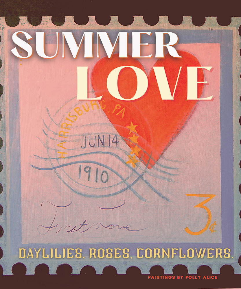 Summer Love Stamp Art | Polly Alice Design
