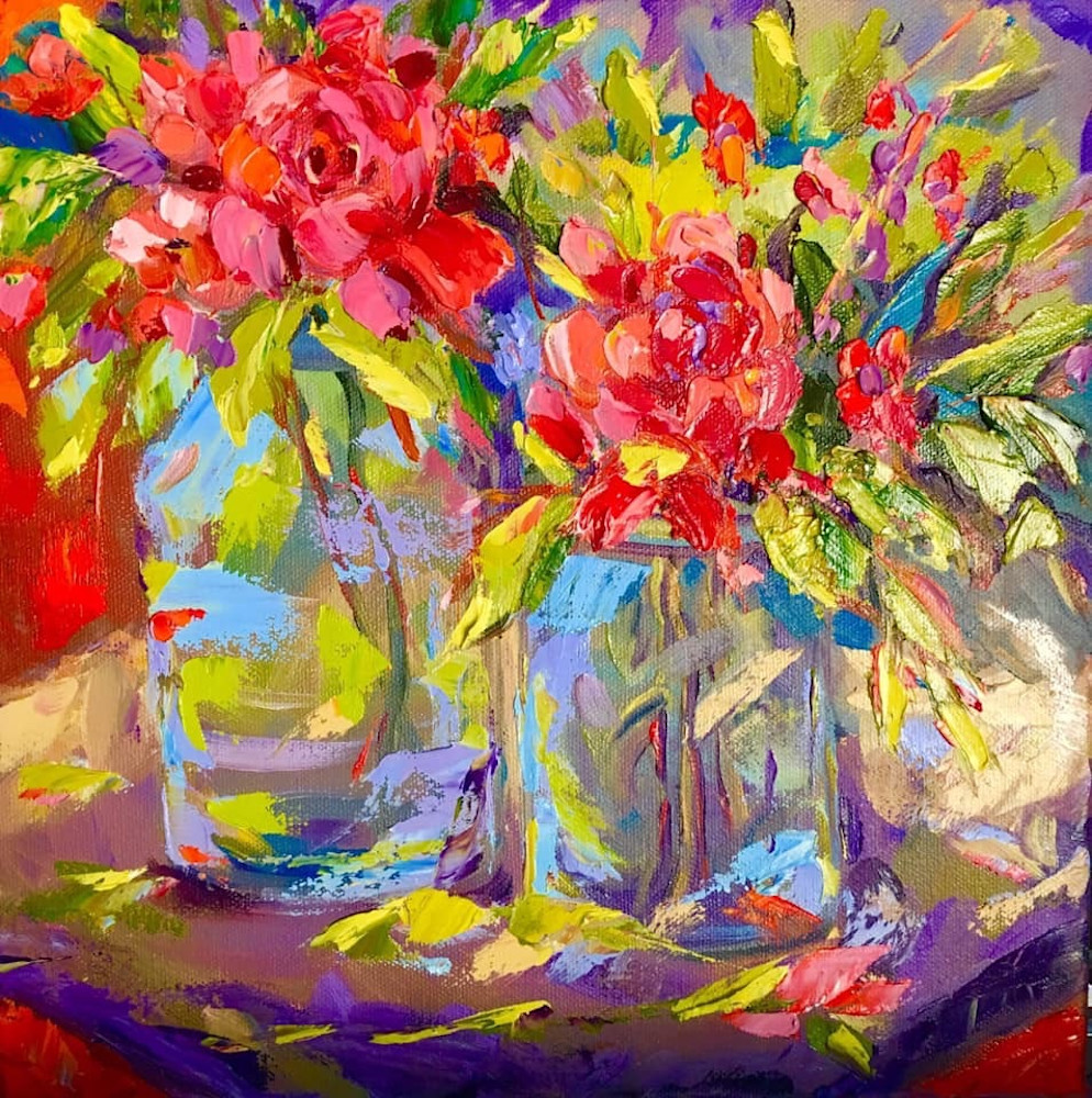 Summer Blooms  Art | Rebecca Pelley McWatters, Studio Artist