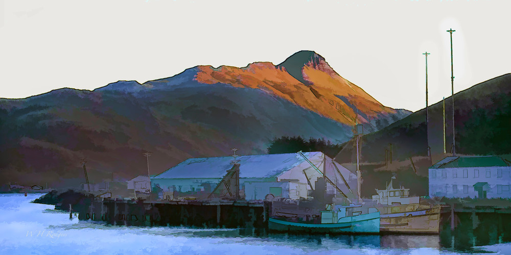 Dutch Harbor Nocturn Photography Art | Bill Rodgers Photography
