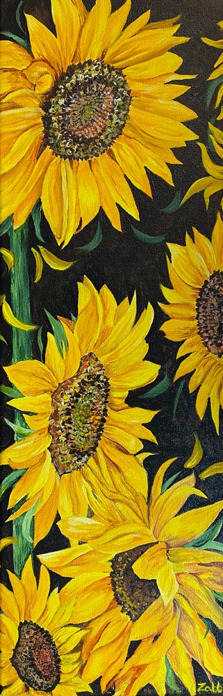 Tall Sunflowers Art | Kim Zabbia 