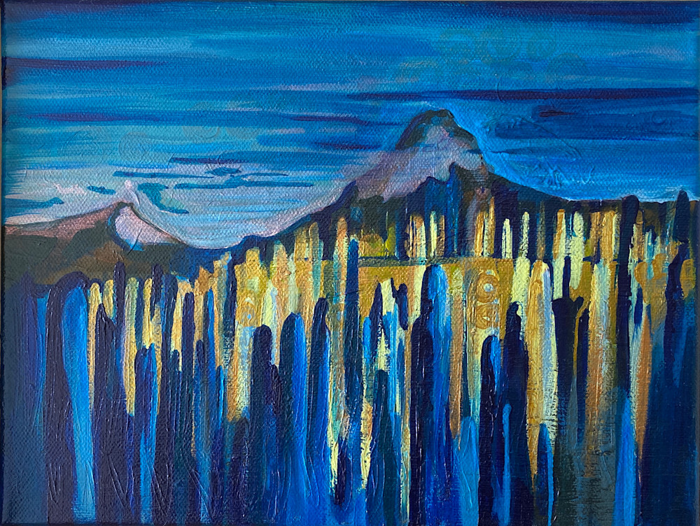 Evoling Landscape No.3 9x12 Art | Mina Vancardo