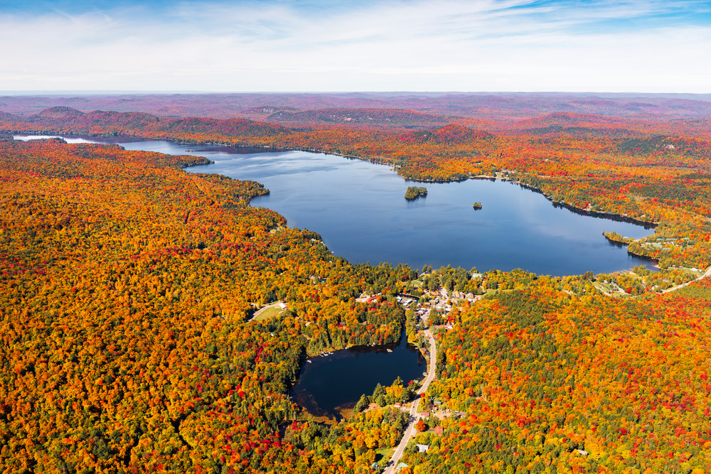 5th Lake Fall Aerial Photography Art | Kurt Gardner Photography Gallery