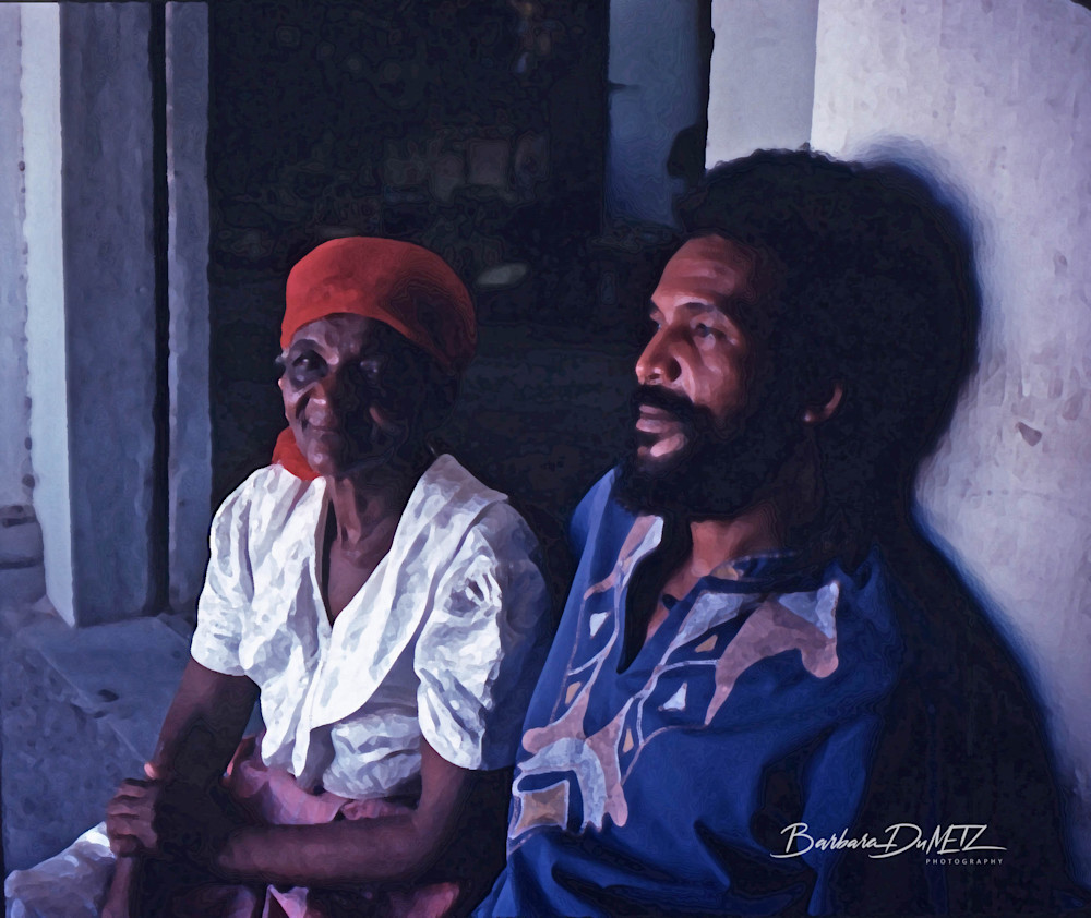 Ali And Elder (Kingston, Jamaica)(Color) Photography Art | Barbara DuMetz