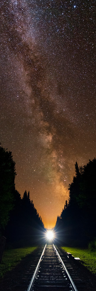 Milky Way Over Adk Rr Panoramic Photography Art | Kurt Gardner Photography Gallery
