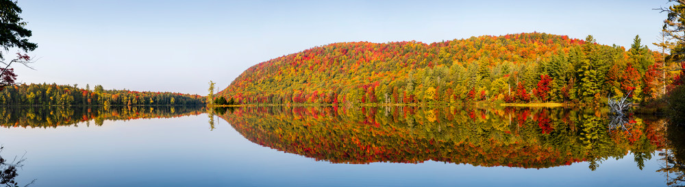 Moss Lake Fall Ultra Panoramic Photography Art | Kurt Gardner Photography Gallery