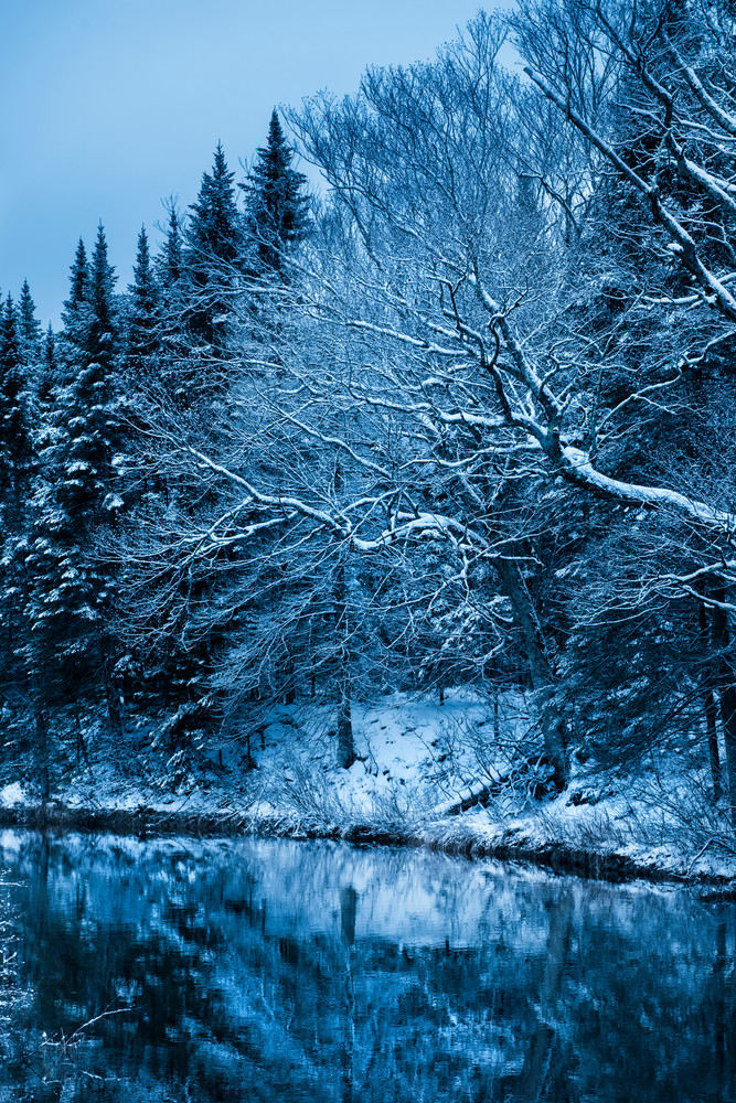 Moose River Winter Vert V2 Photography Art | Kurt Gardner Photography Gallery