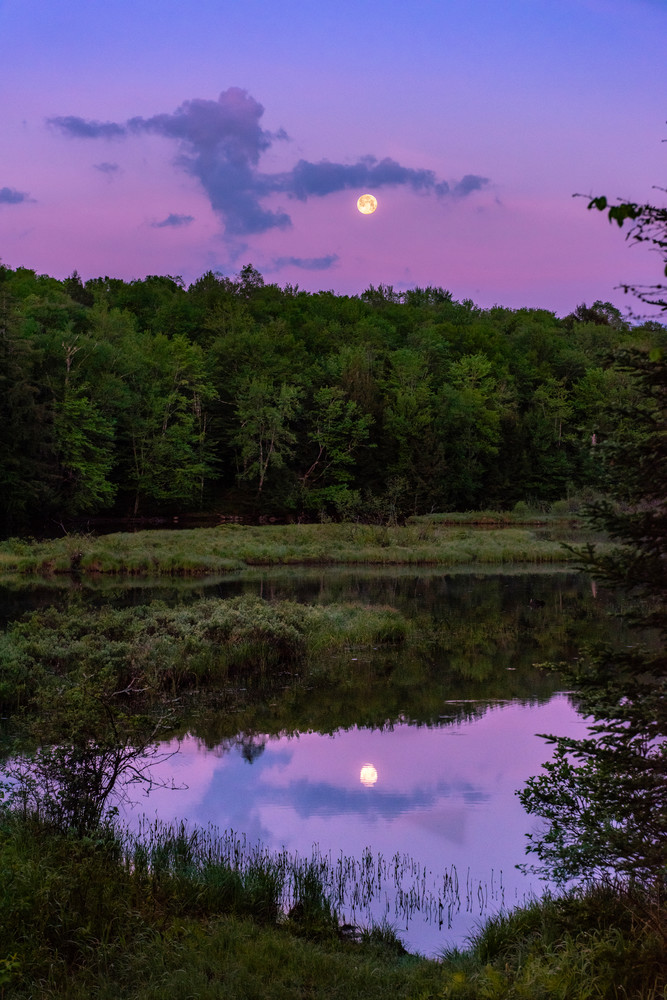 Moose River Moon Photography Art | Kurt Gardner Photography Gallery