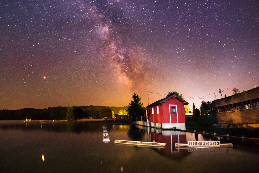 Old Forge Pond Damm Milky Way Photography Art | Kurt Gardner Photography Gallery