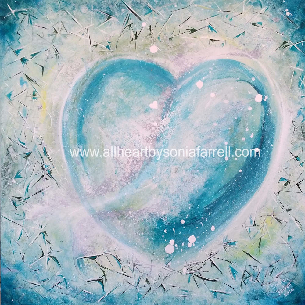 Restore Print | Quality Prints | Abstracts | All Heart by Sonia Farrell