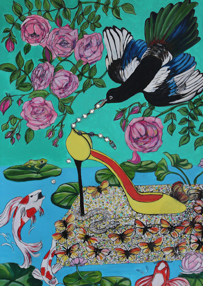 The Yellow Shoe Art | Joalida Smit Original Art and Funky Designs