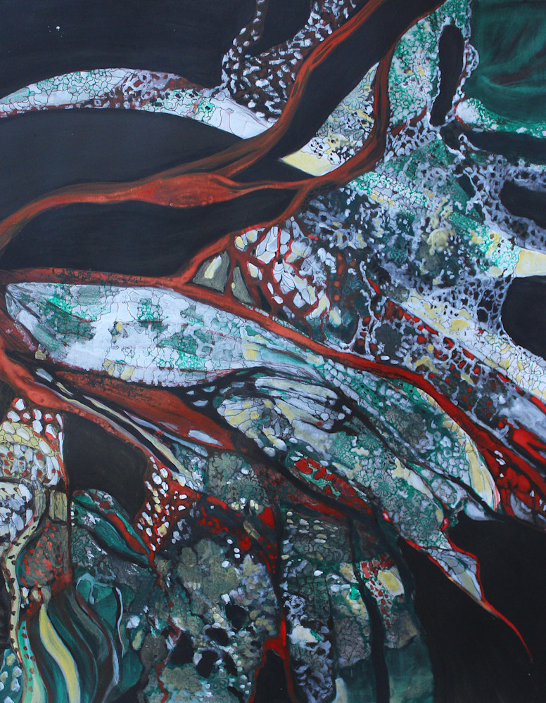 Abstract image of the sensation of blowing wind