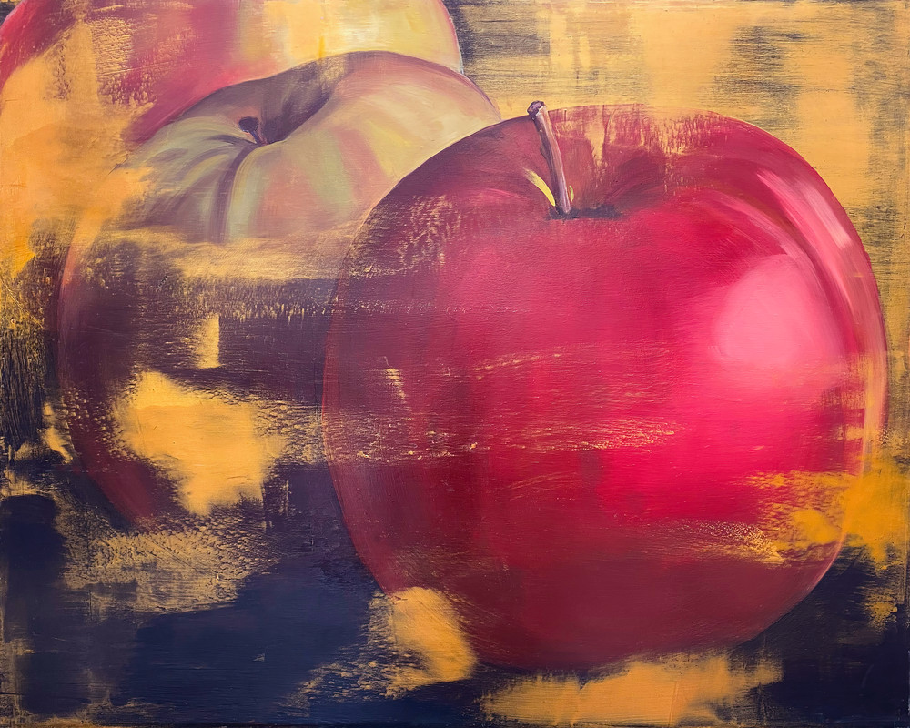 Red Apple Art | Woven Lotus Art Gallery