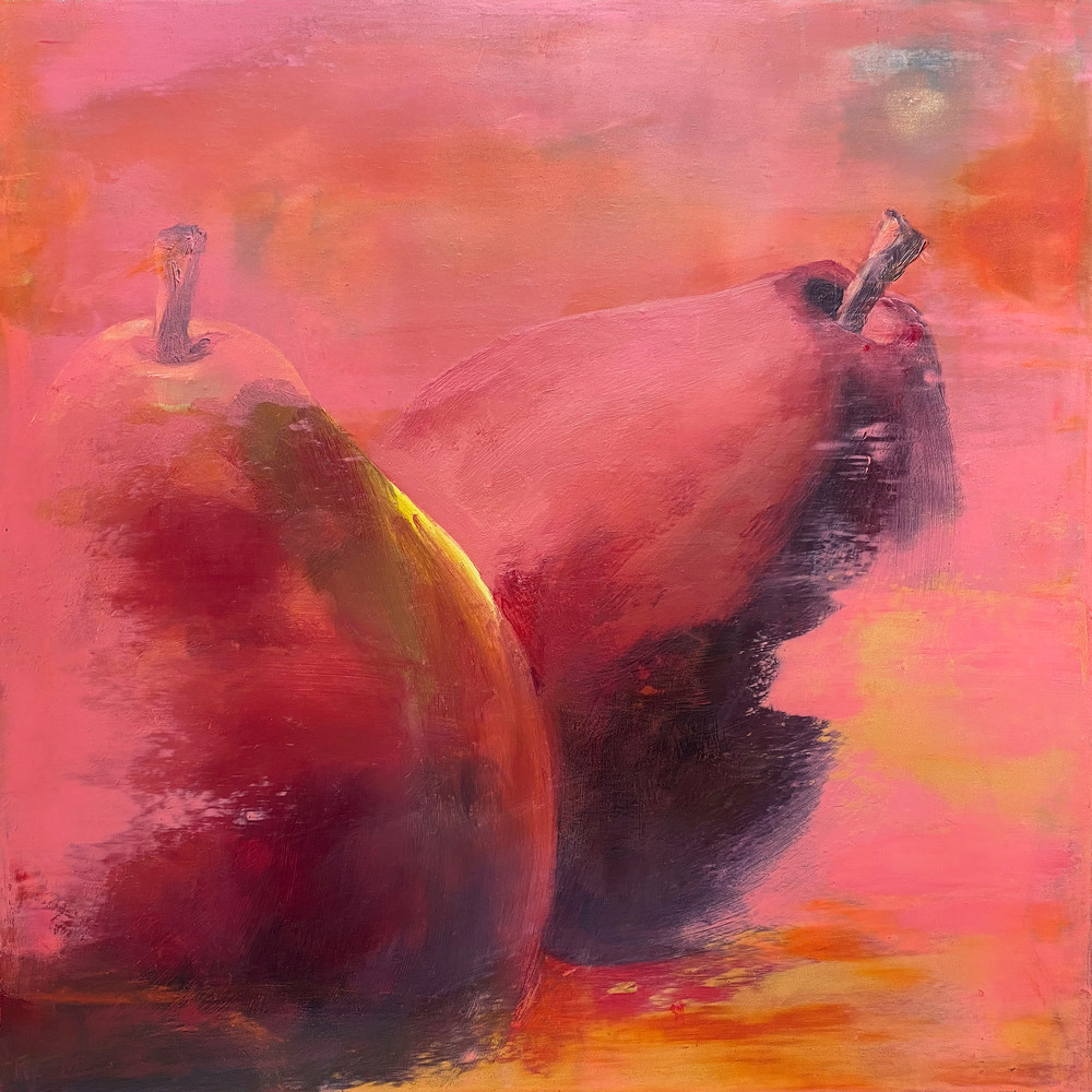 Red Anjou Pears Art | Woven Lotus Art Gallery