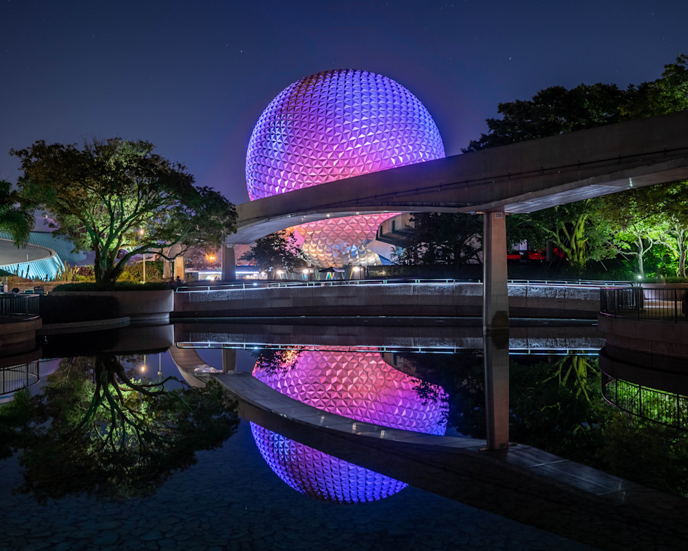 Reflections Of Spaceship Earth Photography Art | William Drew Photography