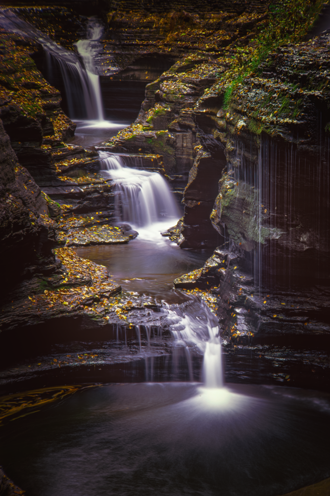 Rainbow Falls Watkins Glen Photography Art | Robert Vielee Photography
