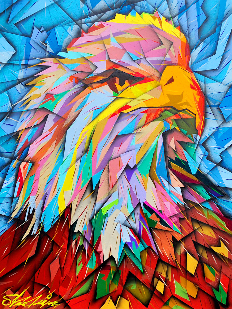 The eagle collection of original paintings by native Texas artist Steve Uriegas
