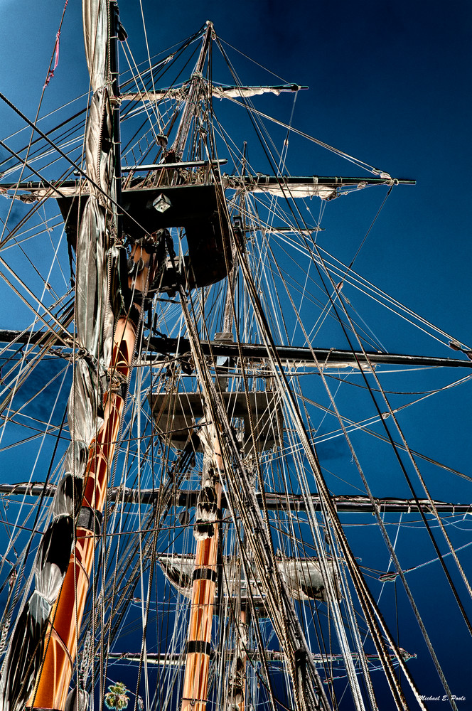 Galleon Hms Surprise Mast #2 Photography Art | Pacific Coast Photo