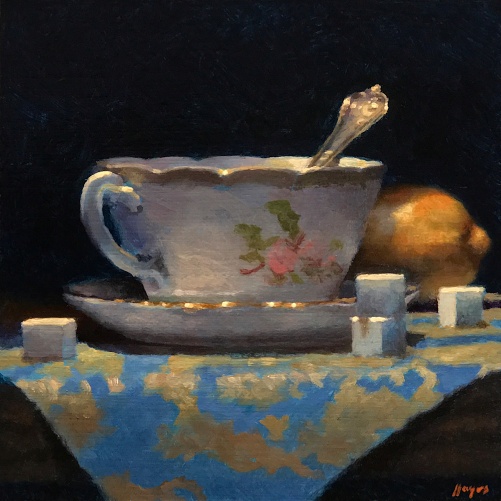 Teacup, Lemon, Sugar Cubes Art | Jeff Hayes Fine Arts