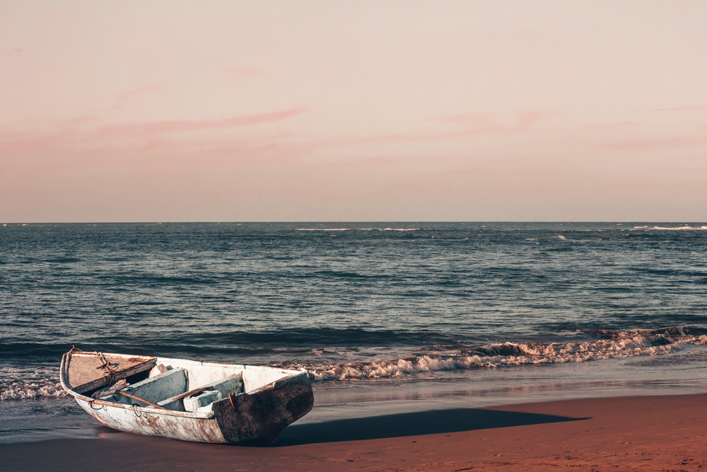 Fishing Boat At Sunset Photography Art | Nathan Larson Photography