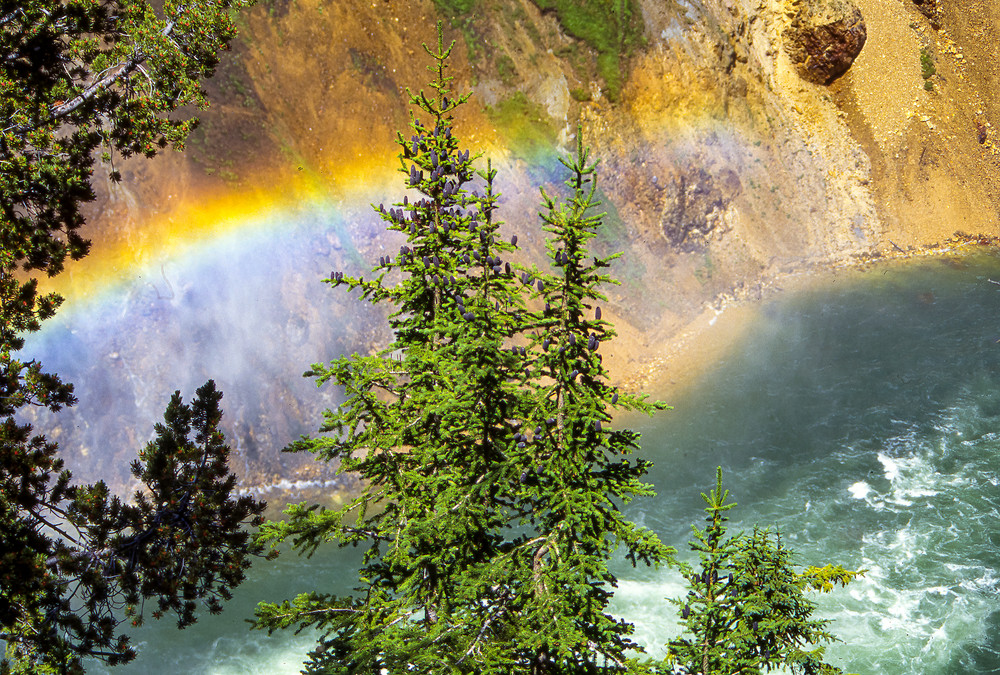 Rainbow Above Flooding River Photography Art | Great Wildlife Photos, LLC