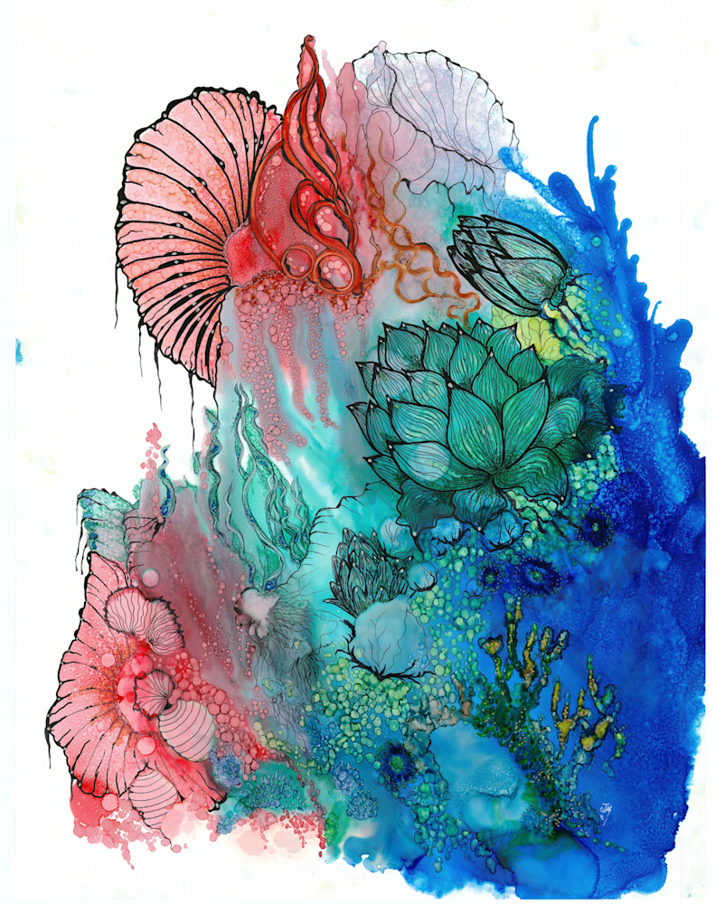 Aquamarine Hd Art | Art With Judy Ann