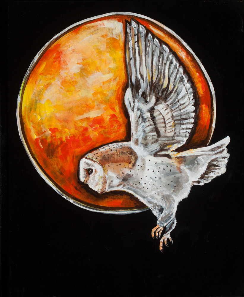 Owl Moon Print Art | Sarah E. McCord- Fine Artist