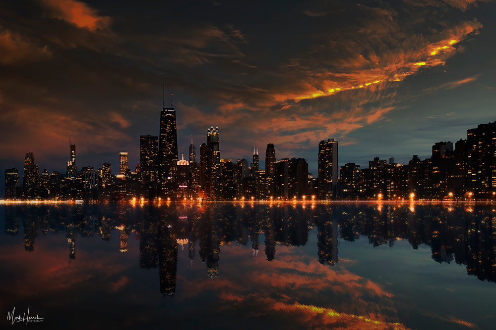 Chicago Skyline From North Avenue Beach Art | Mark Hersch Photography