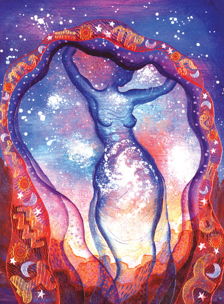 Astarte Births The Galaxy (Open Ed. Print) Art | Artemesia Galerie