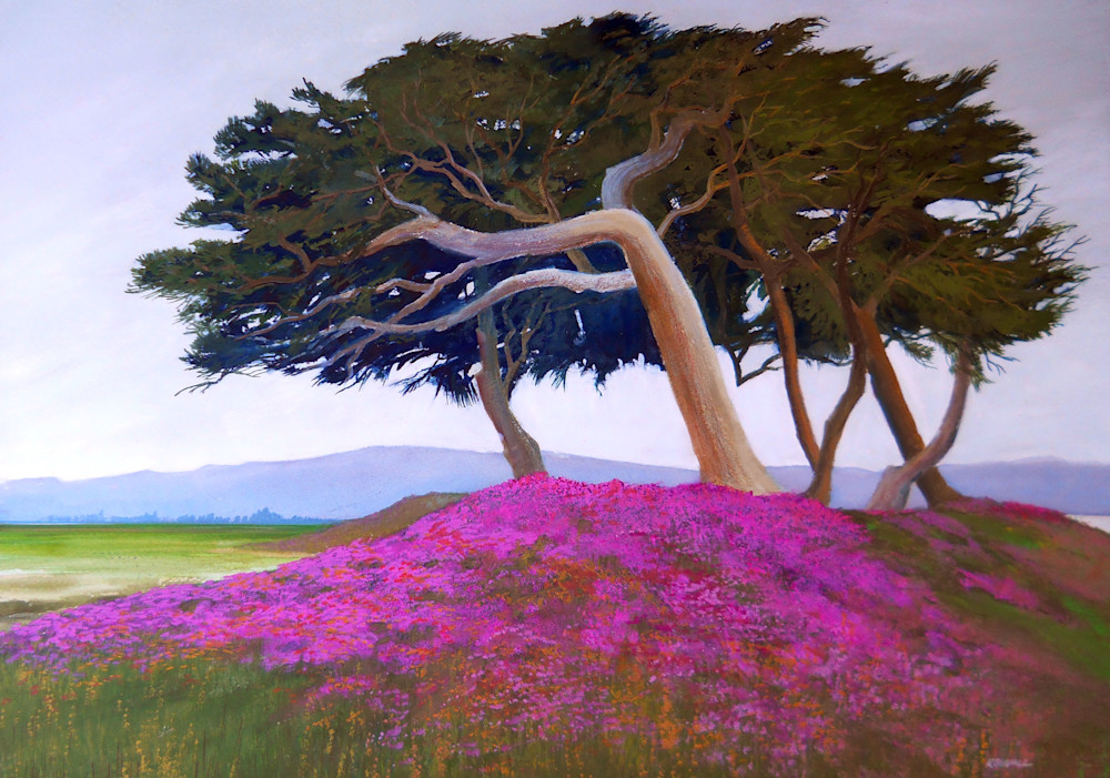 Monterey Cypress  Art | Robert Duvall Landscape Paintings