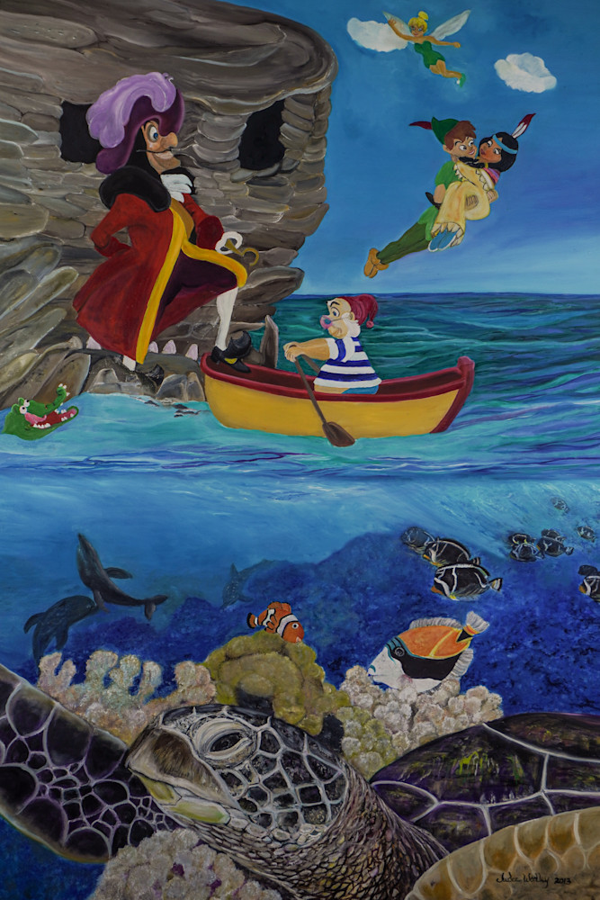 "Hooks Fantasy Island" Art | Fantasy Art By Judee