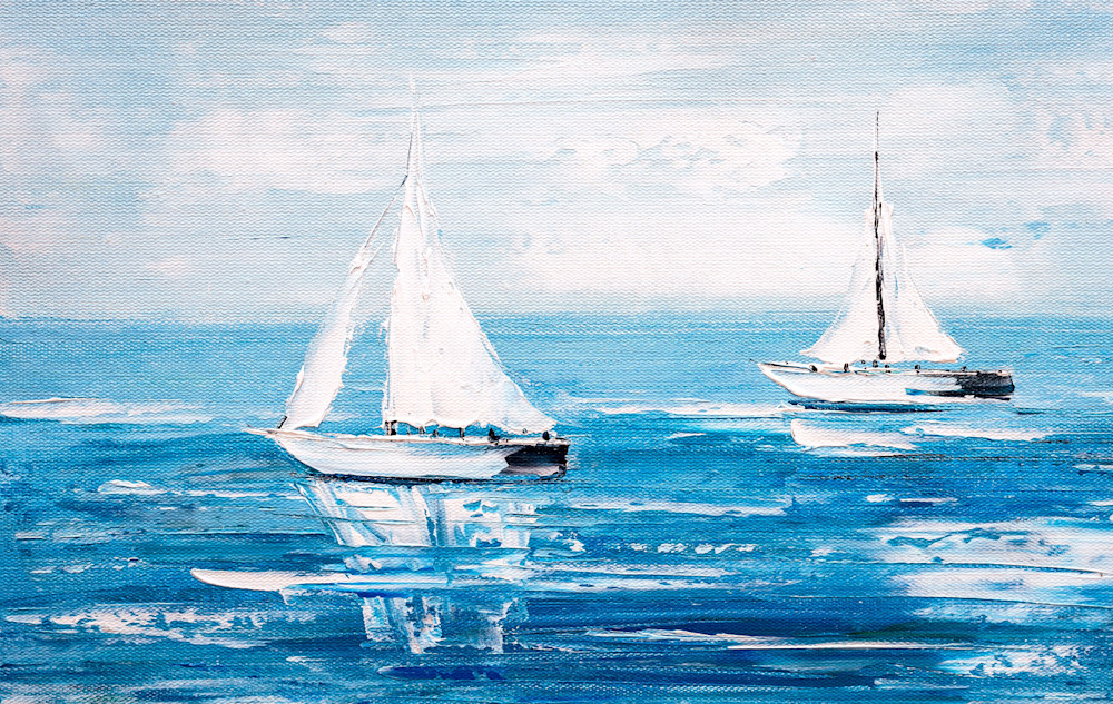Sailboat Painting Art | Emerald Coast Art