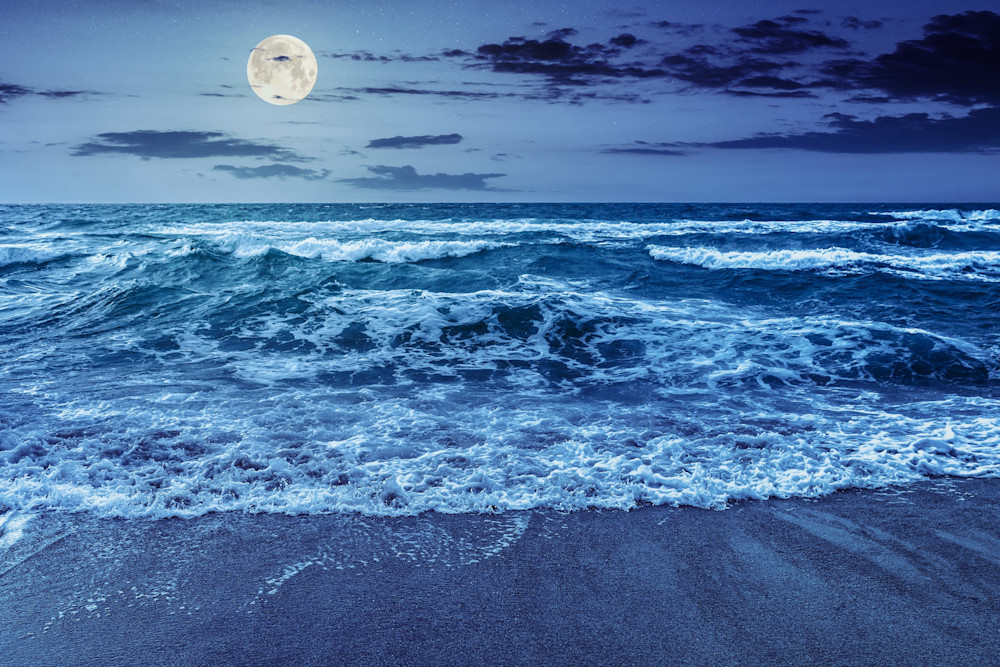 Beach Moonlight Art | Emerald Coast Art