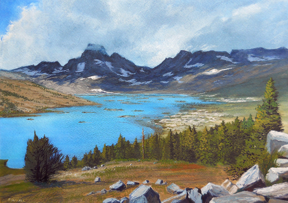Thousand Island Lake Art | Robert Duvall Landscape Paintings
