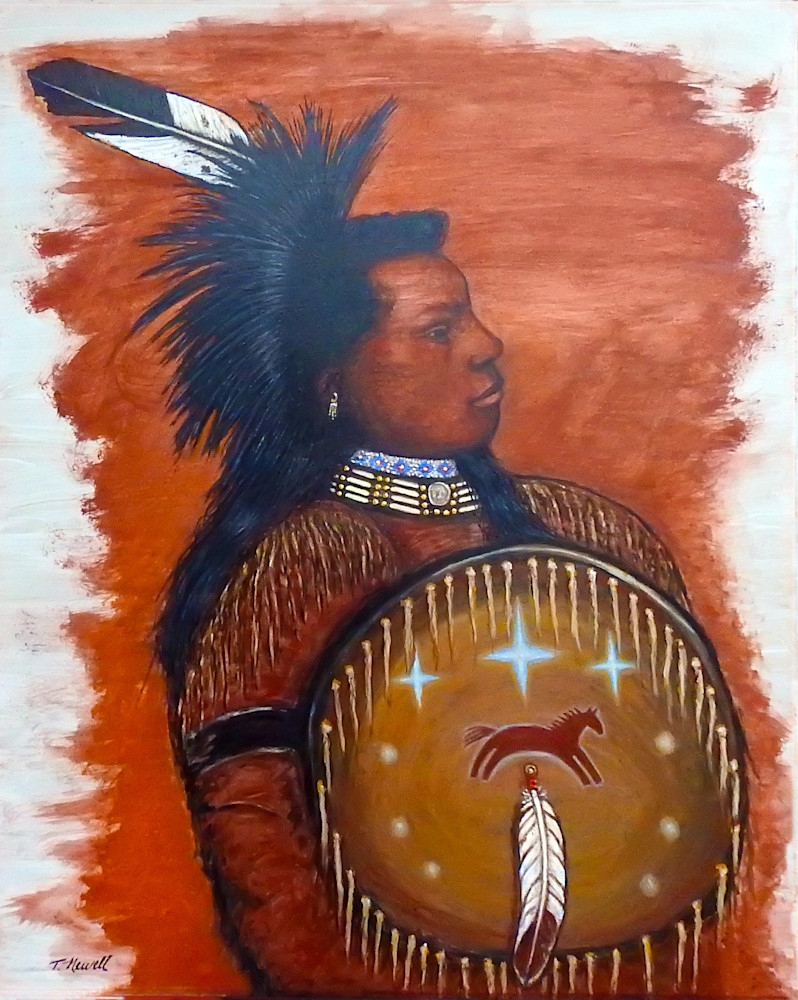 Crow Warrior With Shield