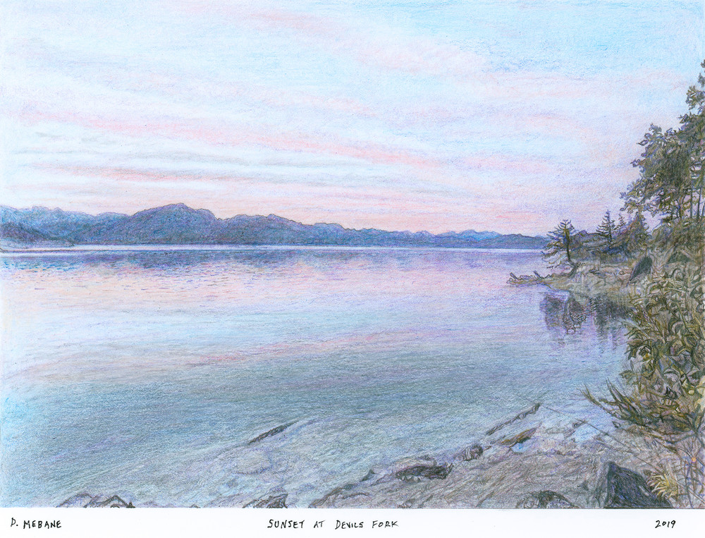 Sunset At Devils Fork Art | Digital Arts Studio / Fine Art Marketplace