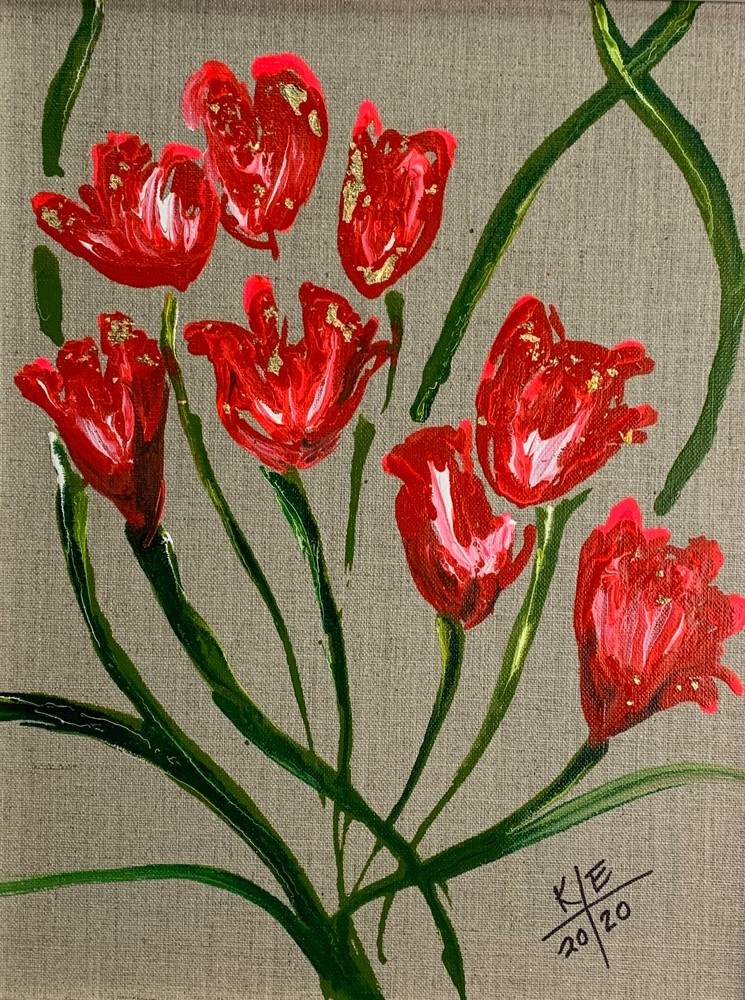 Favorite Bouquet Tulips Art | Kimberli Esther Art for Dragonfly Couture Fashions LLC
