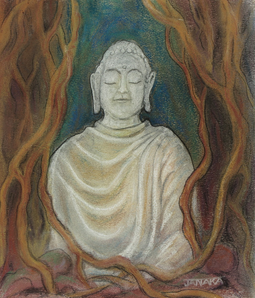 Buddha Among The Roots Art | janakastagnaro