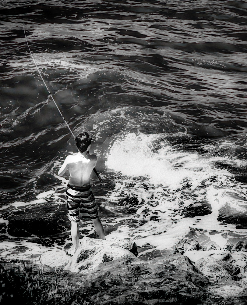 Boy Fishing Photography Art | Lance Haynes