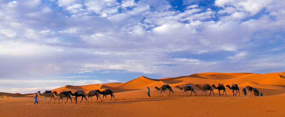 Morocco I Sahara Caravan Photography Art | Brian McGilloway Photography