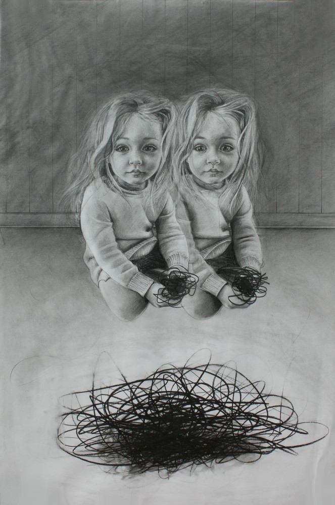 Graphite on paper Sweeter than Sweet Mays Mayhew