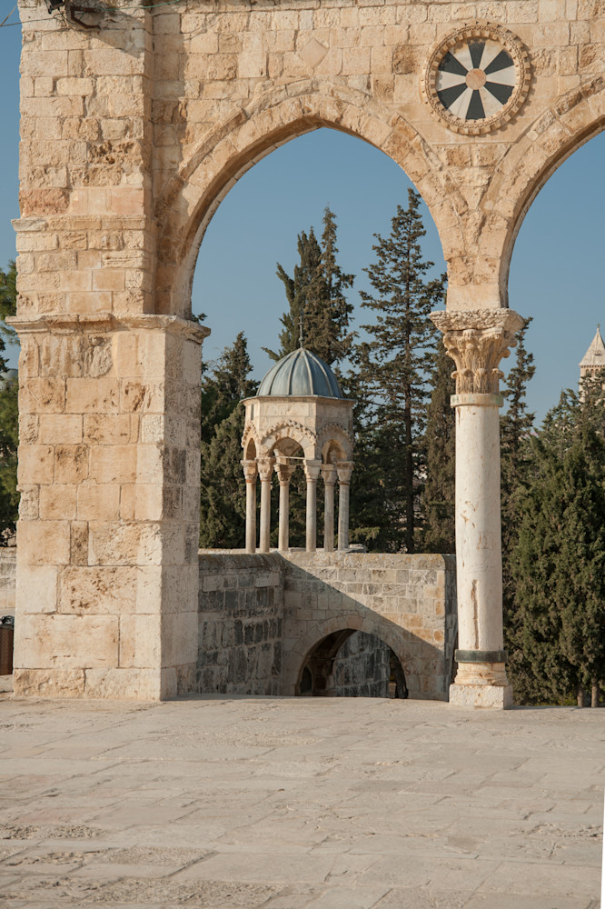 Arch Near The Dome Of The Rock Photography Art | Terry Blackburn Fine Art