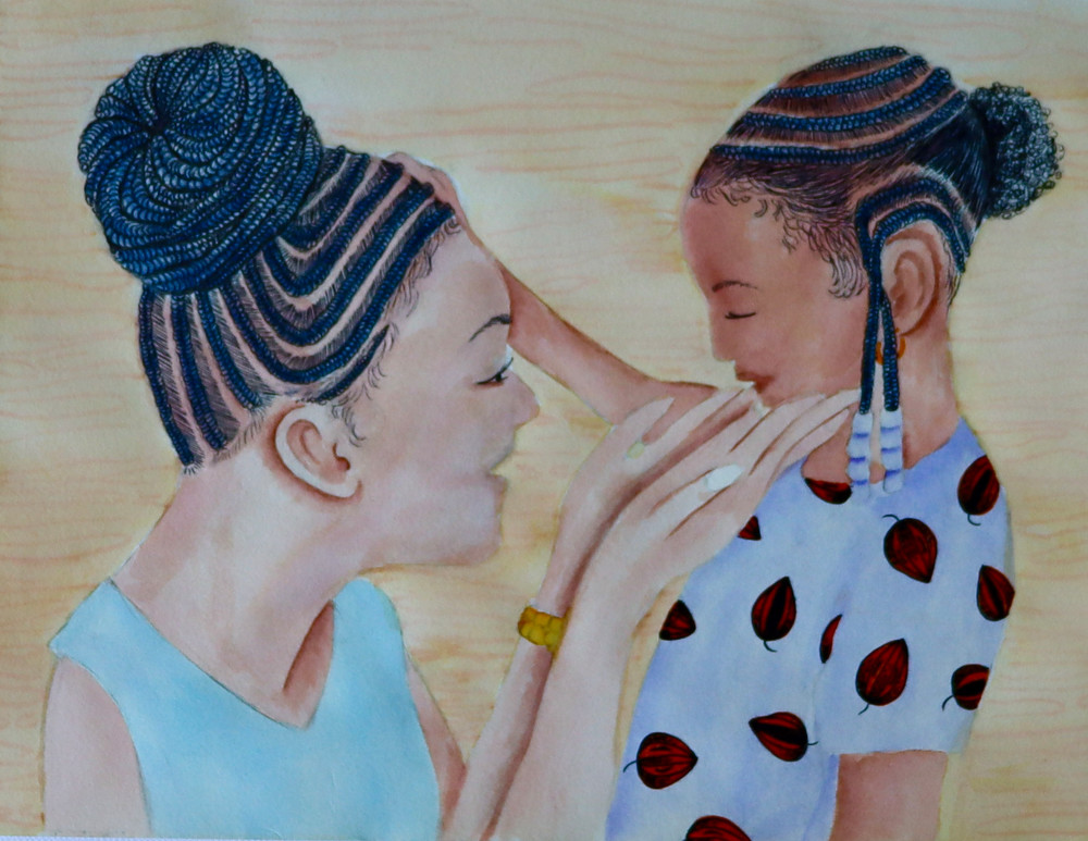 Mama Braids #3 Art | InspiringLee