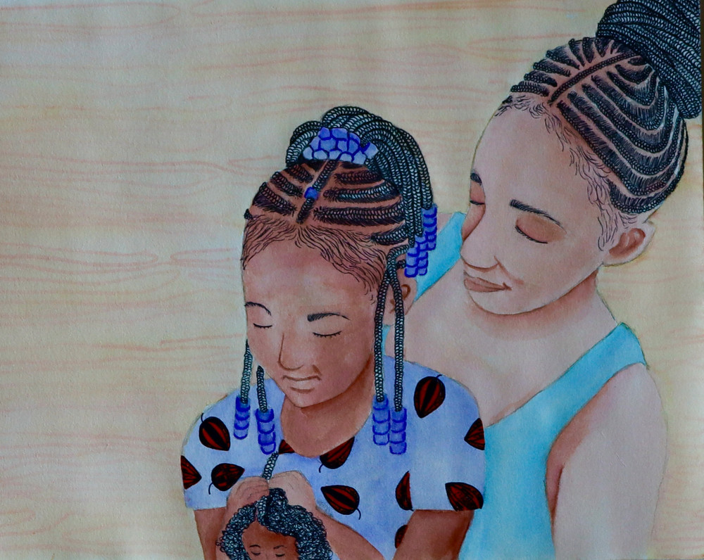 Mama Braids #1 Art | InspiringLee