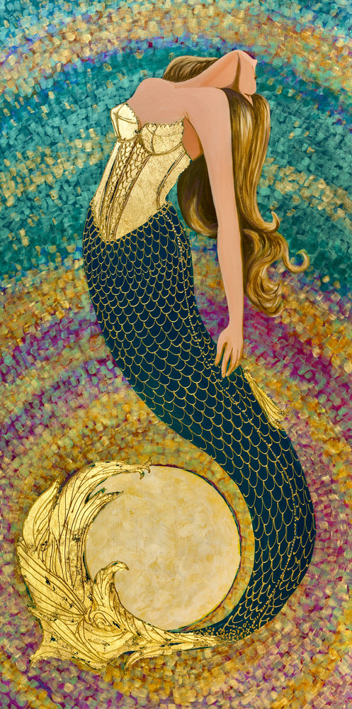 Teal Mermaid Art | Graphite Galleries
