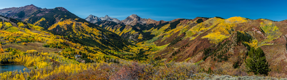 Elk Mountian Panorama Photography Art | Majestic Mountain Photos