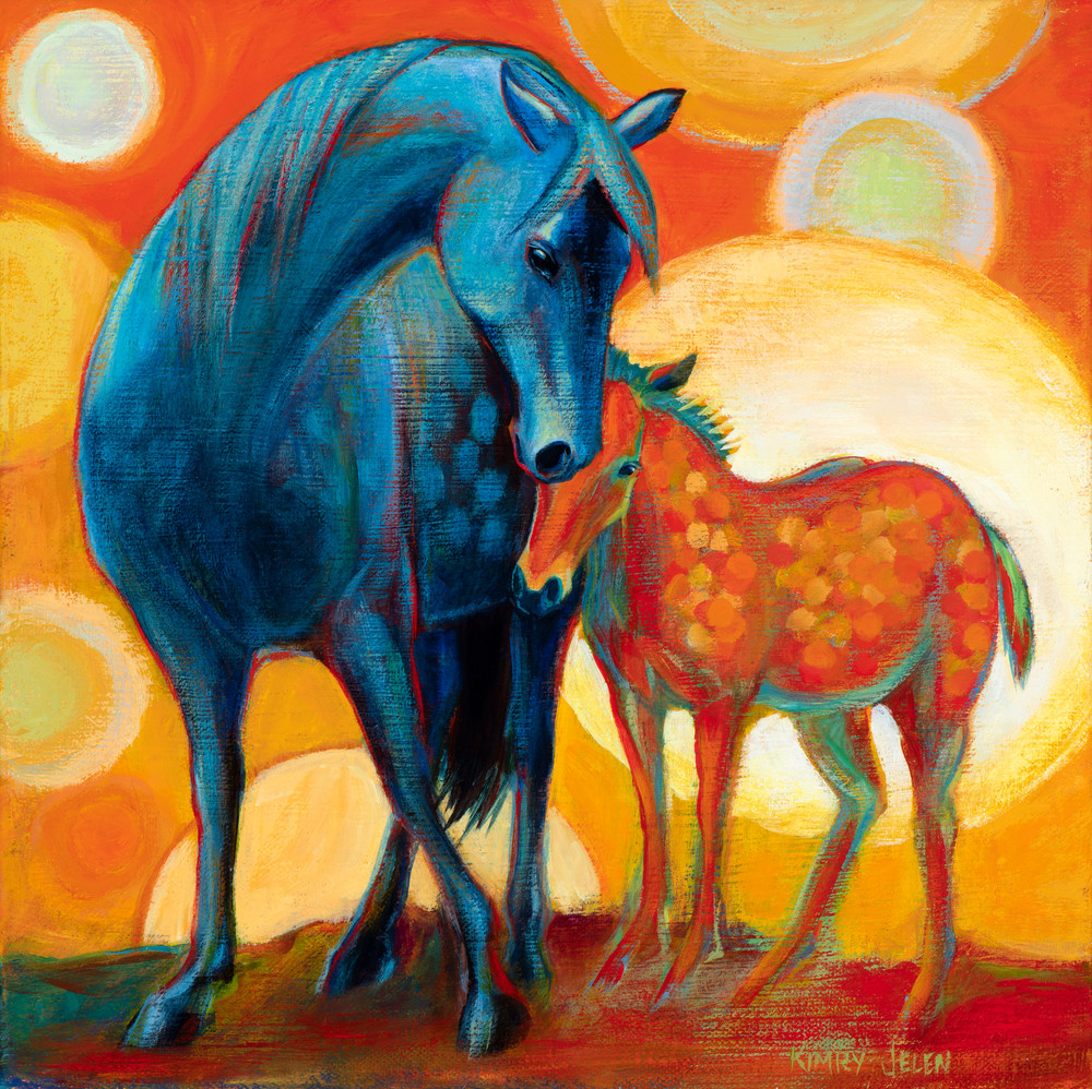 Proud Pony And His Mom Art | Kimry Jelen Fine Art
