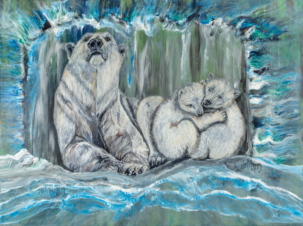 Polar Bears  Art | lisaabbott.art